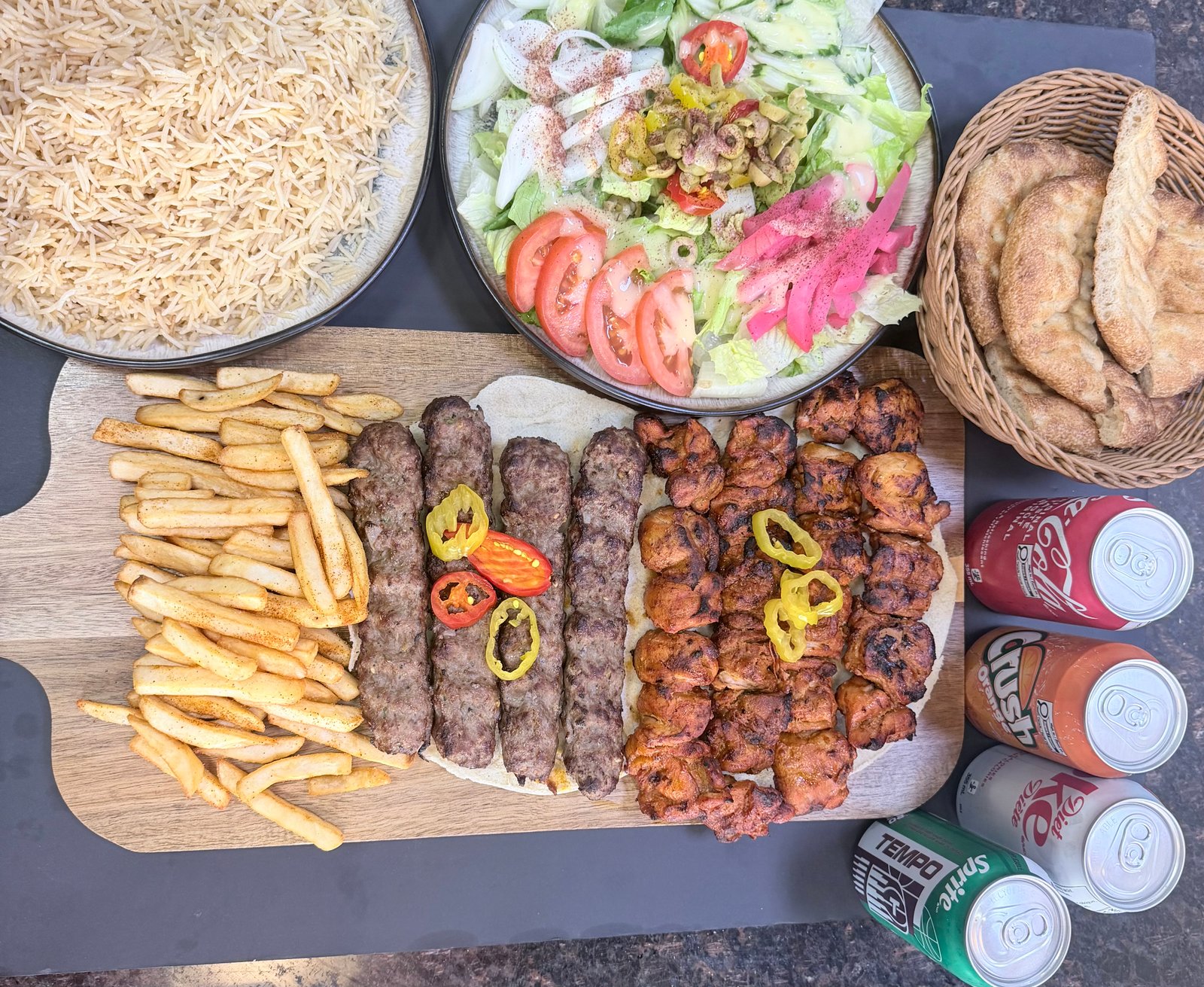 Dinner for 4 — Family Specials at Al-Meezan's Spicy Grill in Etobicoke